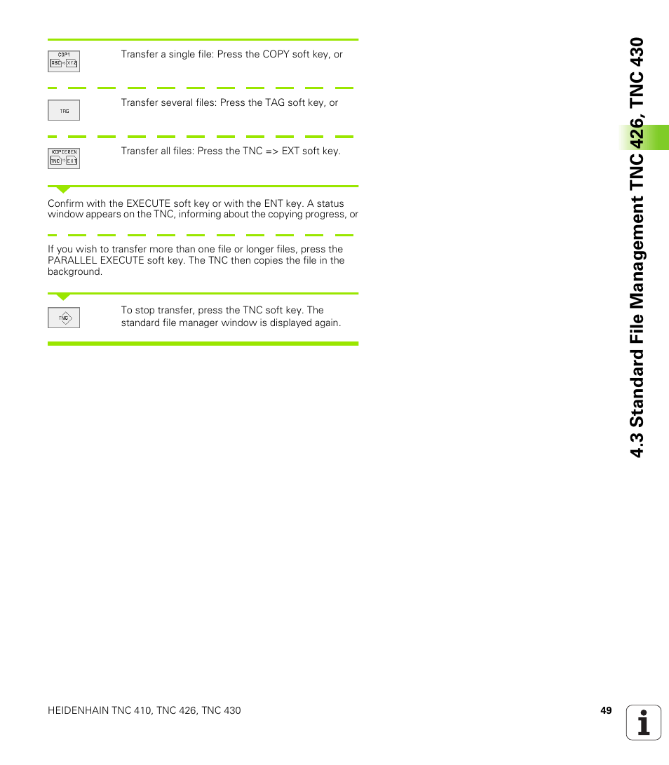 HEIDENHAIN TNC 410 ISO Programming User Manual | Page 75 / 489