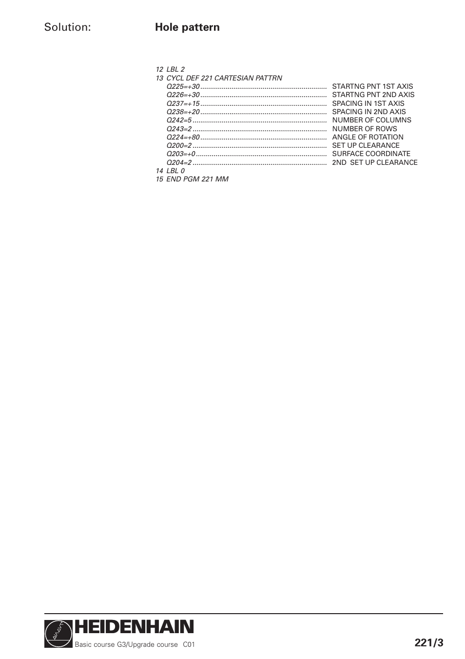 Heidenhain | HEIDENHAIN TNC 426 (280 460) Training Basic User Manual | Page 50 / 110
