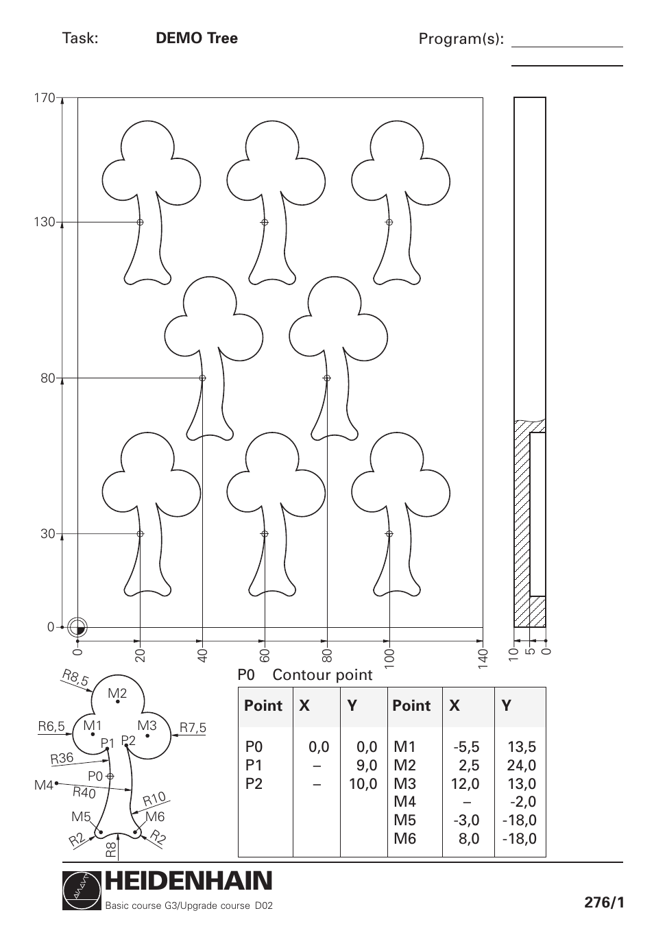 Demo-tree, Heidenhain | HEIDENHAIN TNC 426 (280 460) Training Basic User Manual | Page 92 / 110