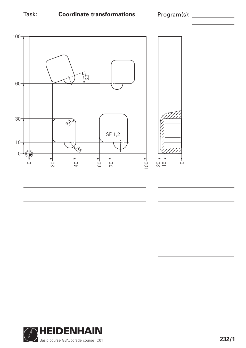 Coordinate transformations (combined), Heidenhain | HEIDENHAIN TNC 426 (280 460) Training Basic User Manual | Page 99 / 110