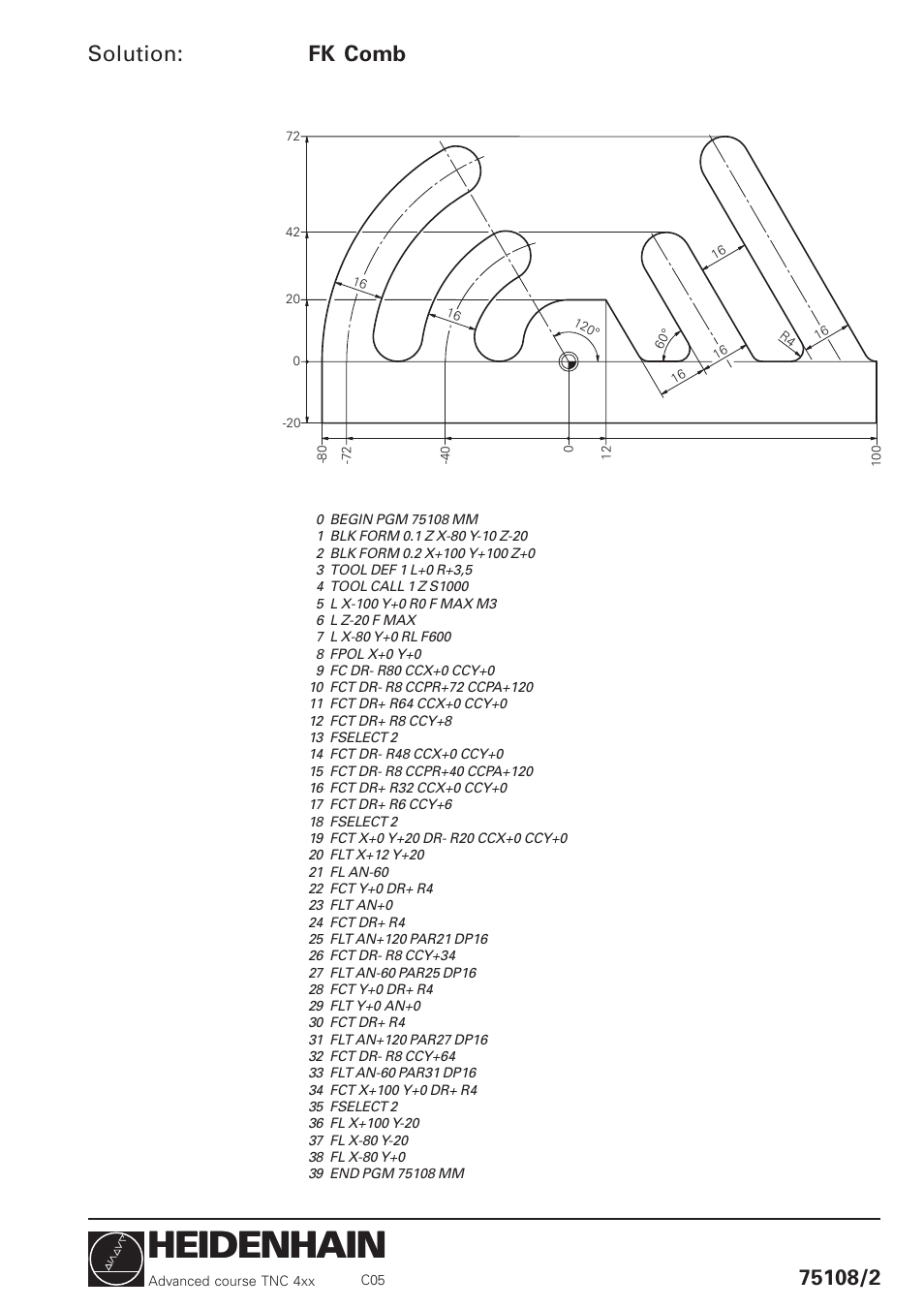 Heidenhain, Solution | HEIDENHAIN TNC 426 (280 460) Training Advanced User Manual | Page 65 / 134