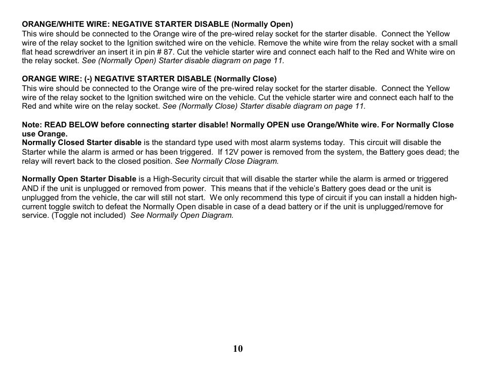 Crimestopper Security Products CS-2205 User Manual | Page 10 / 32
