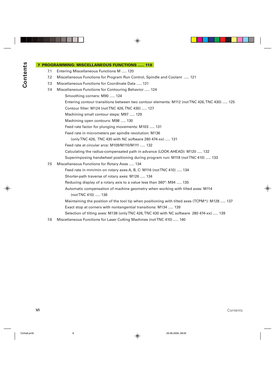 HEIDENHAIN TNC 426B (280 472) ISO programming User Manual | Page 10 / 389