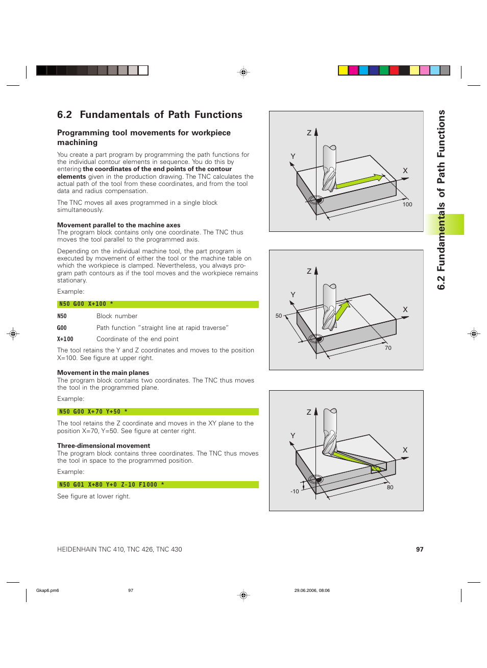 HEIDENHAIN TNC 426B (280 472) ISO programming User Manual | Page 113 / 389