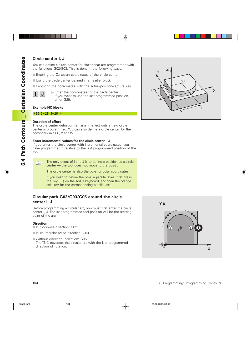 4 p ath cont ours _ car tesian coor dinat es | HEIDENHAIN TNC 426B (280 472) ISO programming User Manual | Page 120 / 389