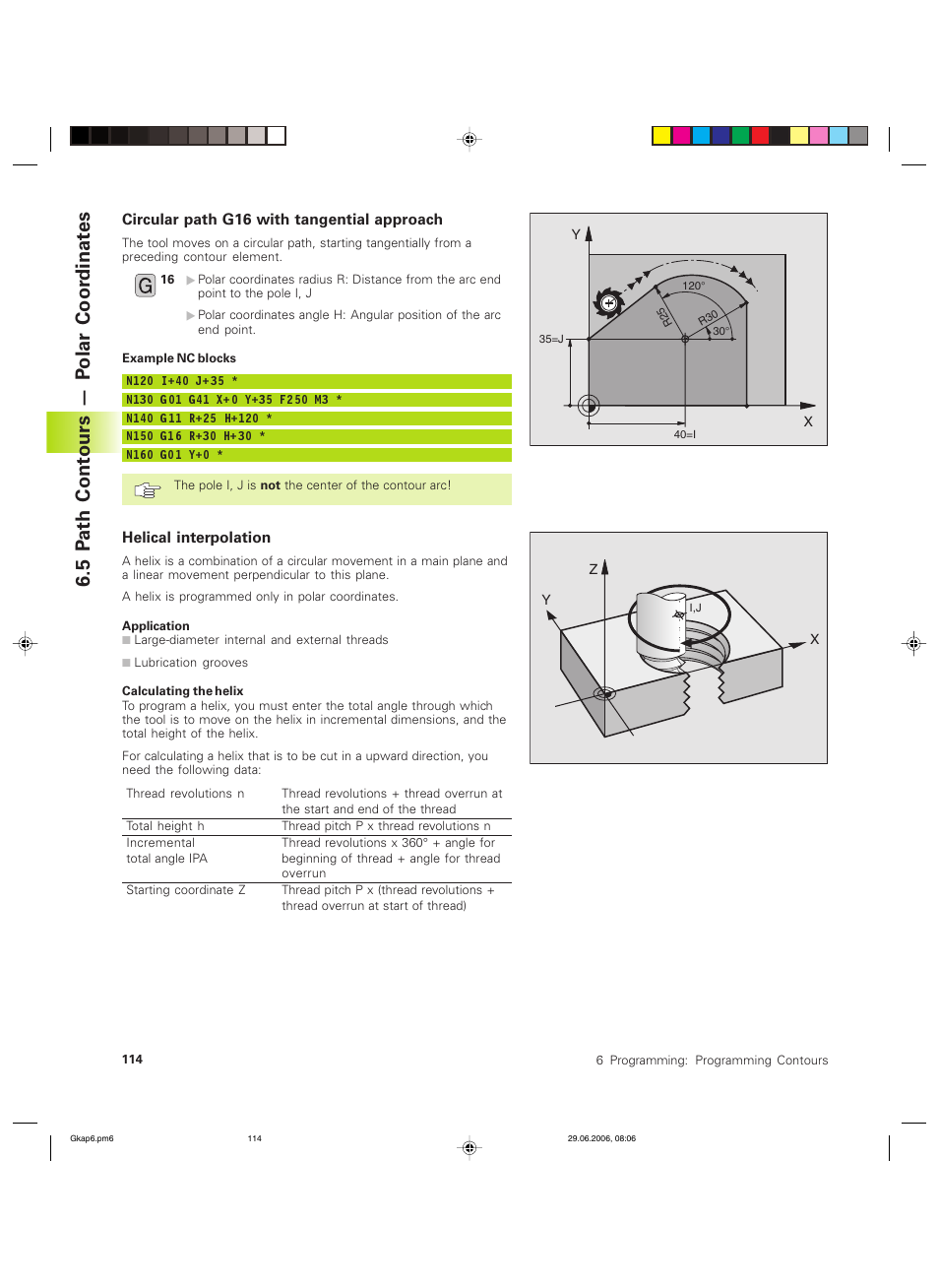 5 p ath cont ours — p olar coor dinat es | HEIDENHAIN TNC 426B (280 472) ISO programming User Manual | Page 130 / 389