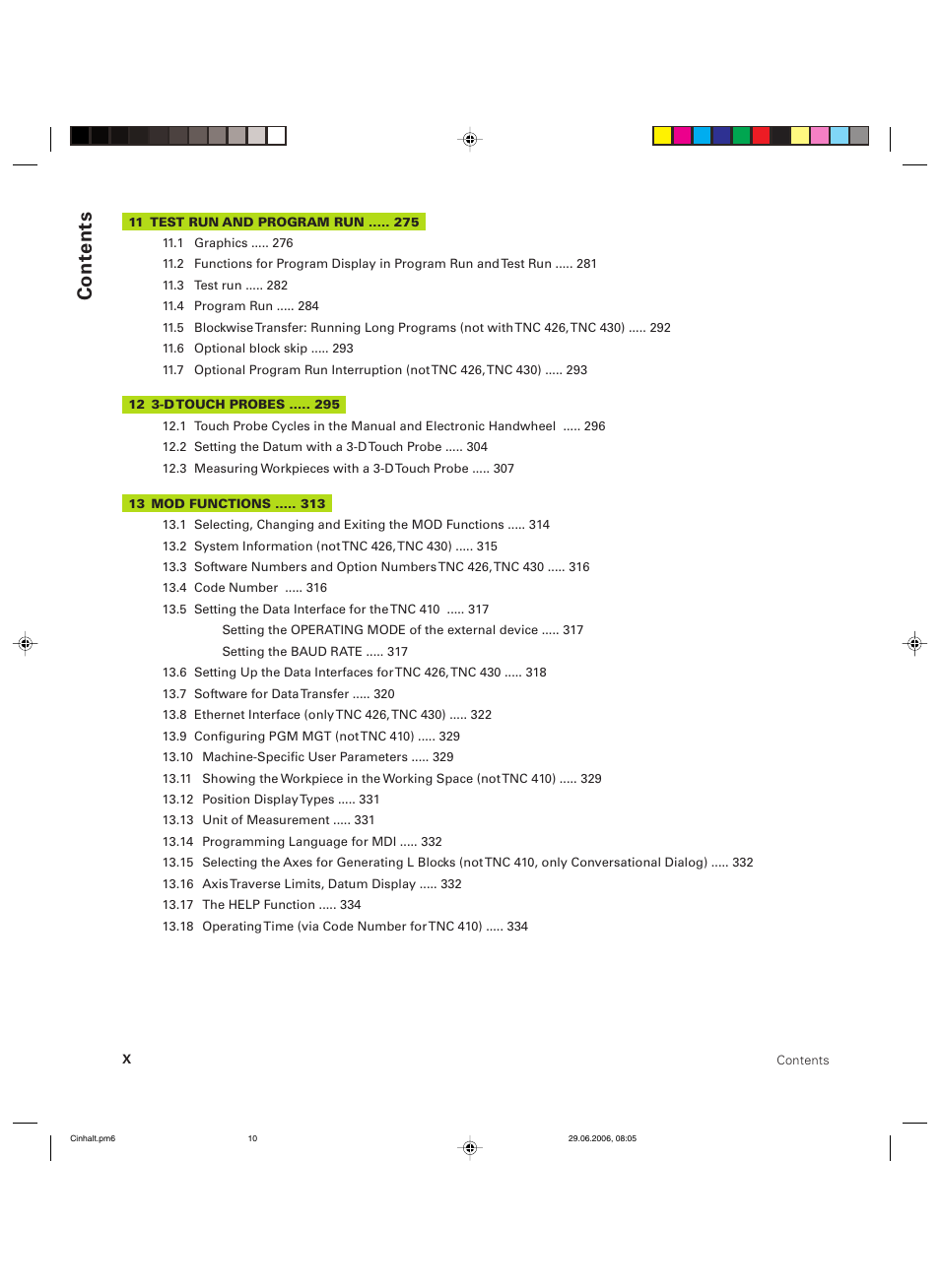 HEIDENHAIN TNC 426B (280 472) ISO programming User Manual | Page 14 / 389
