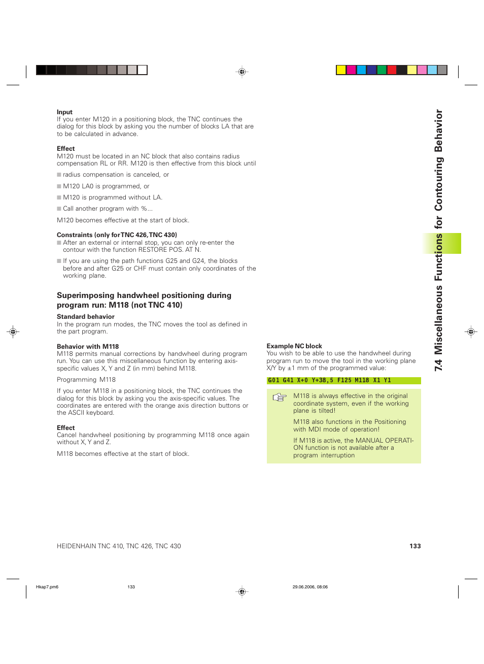 HEIDENHAIN TNC 426B (280 472) ISO programming User Manual | Page 149 / 389