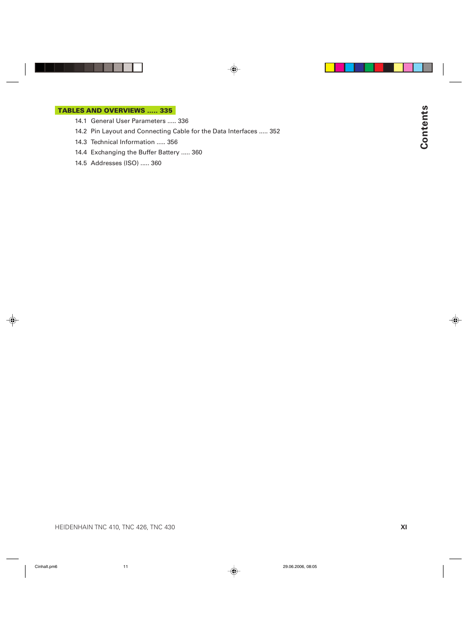 HEIDENHAIN TNC 426B (280 472) ISO programming User Manual | Page 15 / 389