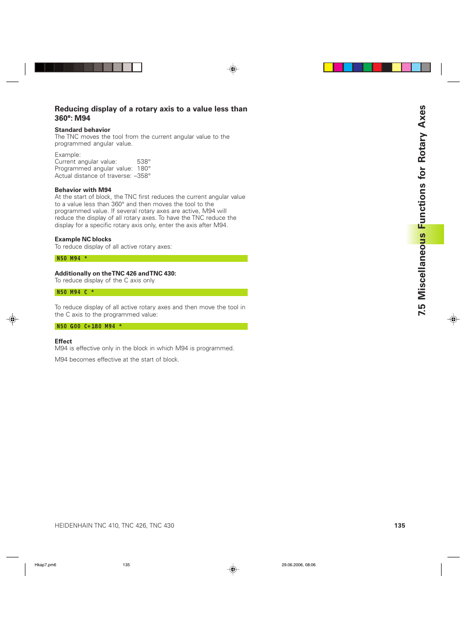 HEIDENHAIN TNC 426B (280 472) ISO programming User Manual | Page 151 / 389