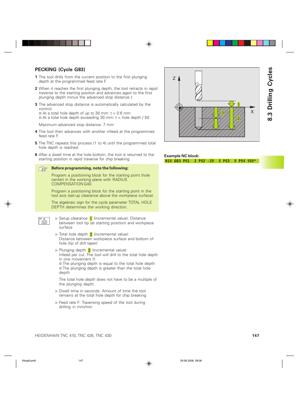 3 dr illing cy cles | HEIDENHAIN TNC 426B (280 472) ISO programming User Manual | Page 163 / 389
