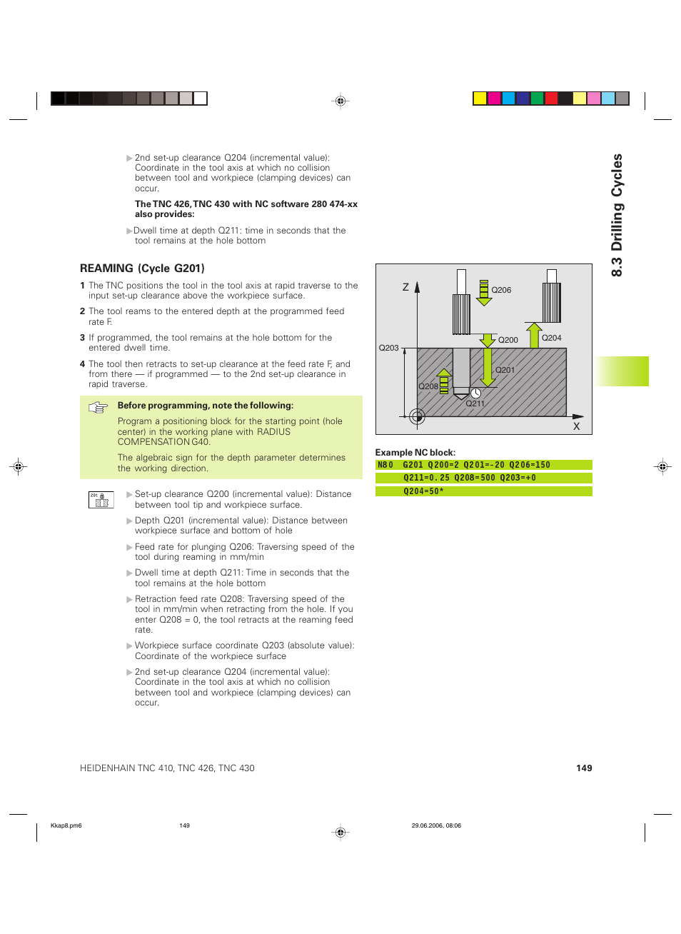 3 dr illing cy cles | HEIDENHAIN TNC 426B (280 472) ISO programming User Manual | Page 165 / 389