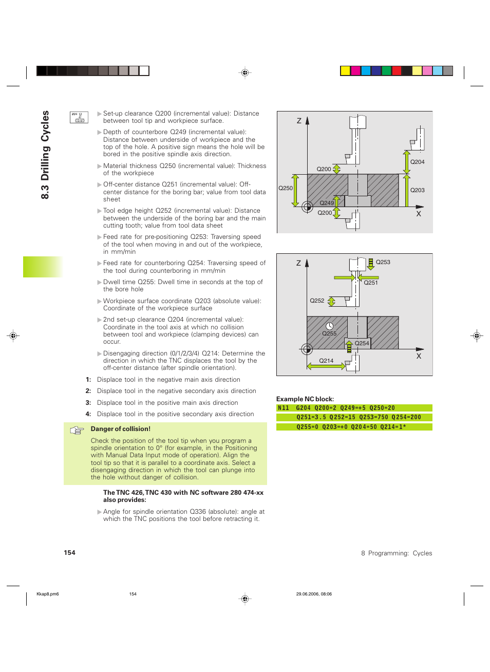3 dr illing cy cles | HEIDENHAIN TNC 426B (280 472) ISO programming User Manual | Page 170 / 389