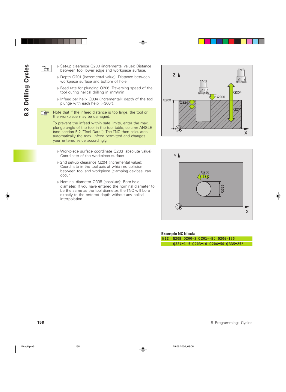 3 dr illing cy cles | HEIDENHAIN TNC 426B (280 472) ISO programming User Manual | Page 174 / 389
