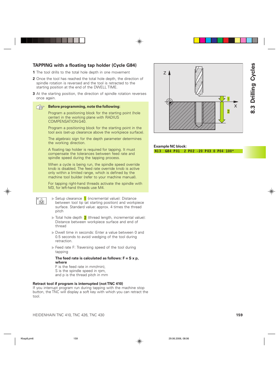 3 dr illing cy cles | HEIDENHAIN TNC 426B (280 472) ISO programming User Manual | Page 175 / 389