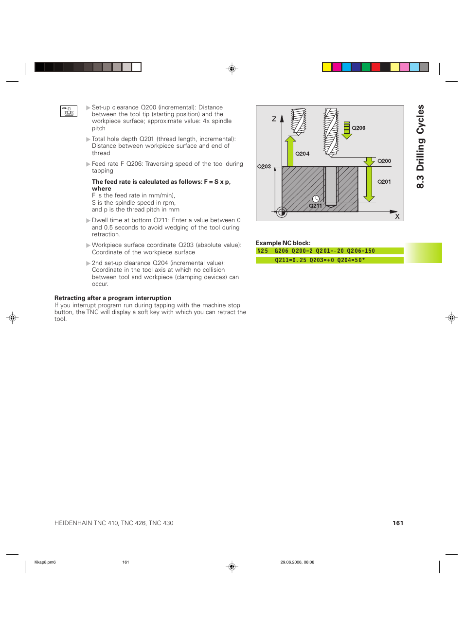 3 dr illing cy cles | HEIDENHAIN TNC 426B (280 472) ISO programming User Manual | Page 177 / 389