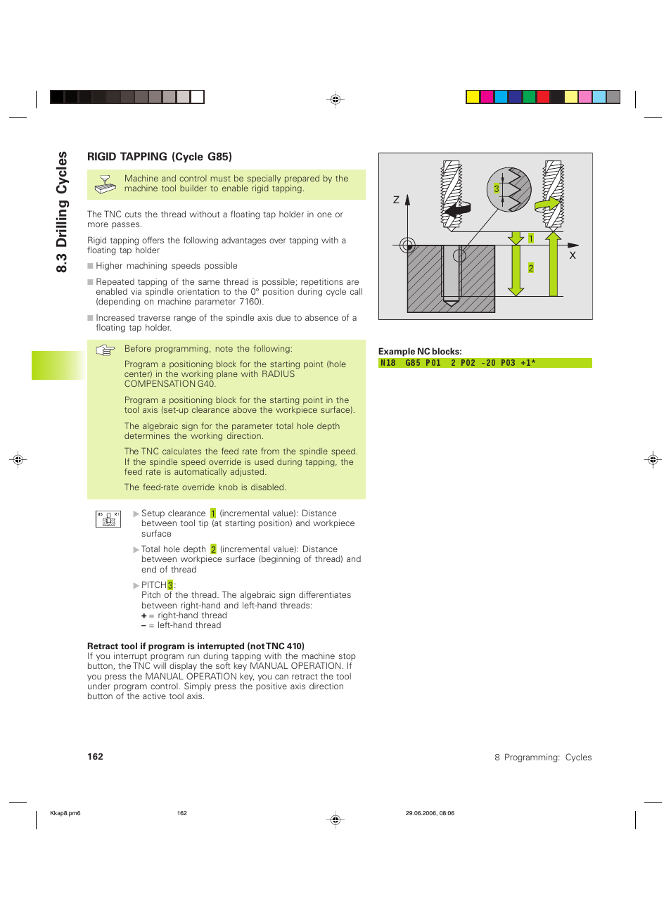3 dr illing cy cles | HEIDENHAIN TNC 426B (280 472) ISO programming User Manual | Page 178 / 389