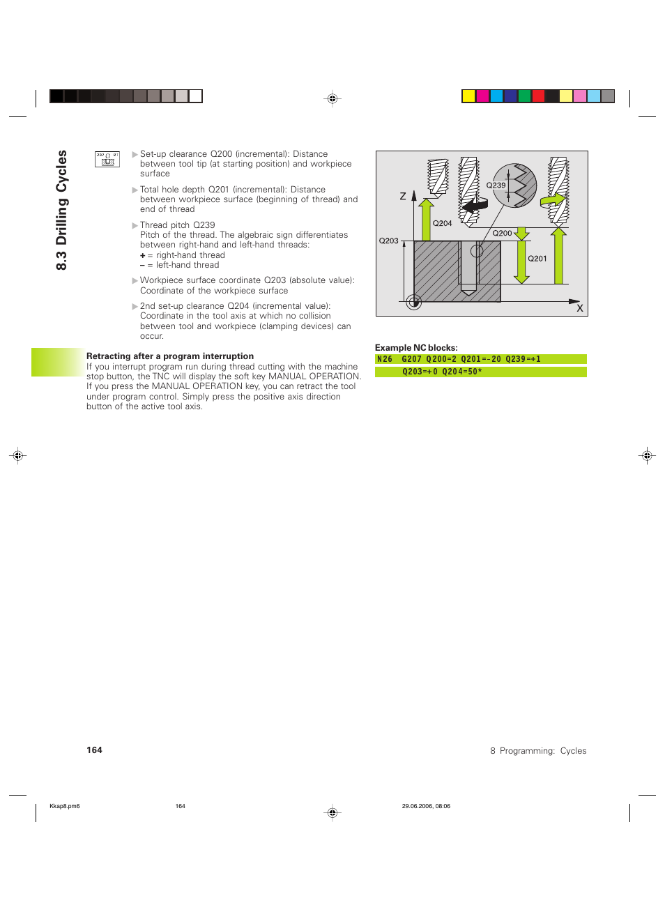 3 dr illing cy cles | HEIDENHAIN TNC 426B (280 472) ISO programming User Manual | Page 180 / 389