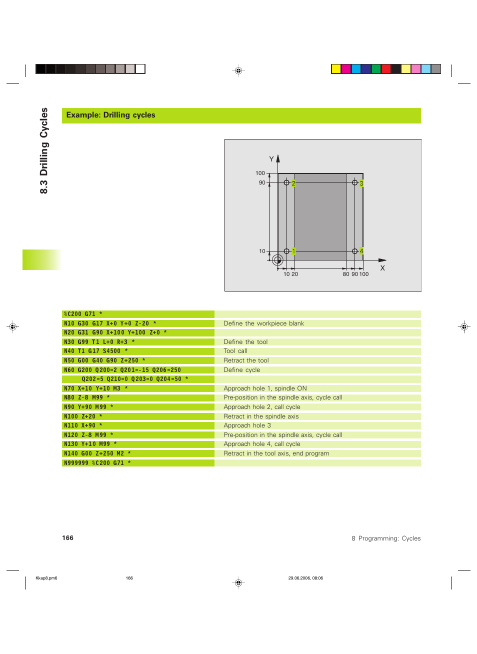 3 dr illing cy cles | HEIDENHAIN TNC 426B (280 472) ISO programming User Manual | Page 182 / 389