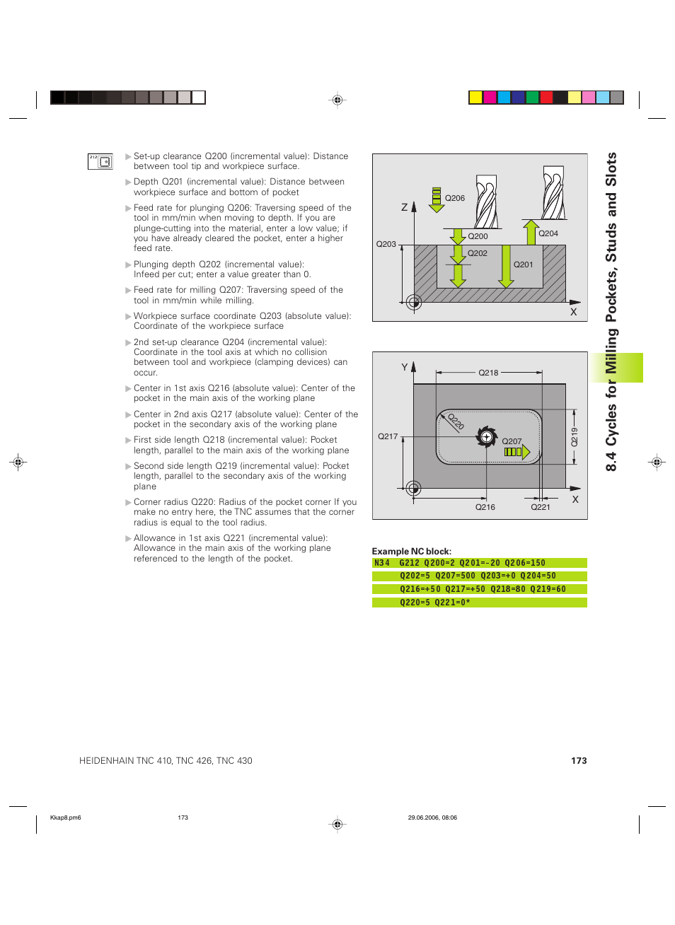 HEIDENHAIN TNC 426B (280 472) ISO programming User Manual | Page 189 / 389
