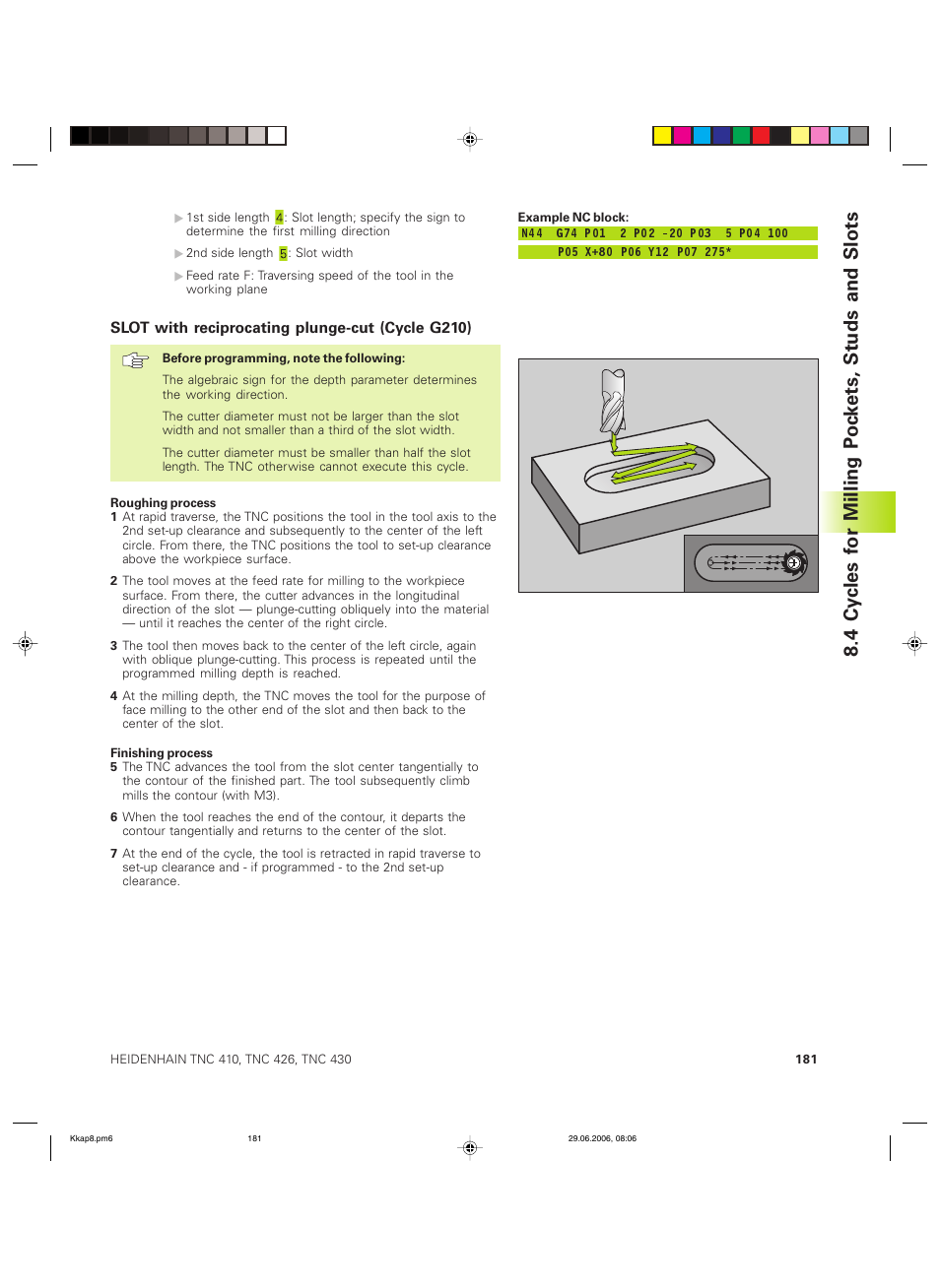 HEIDENHAIN TNC 426B (280 472) ISO programming User Manual | Page 197 / 389