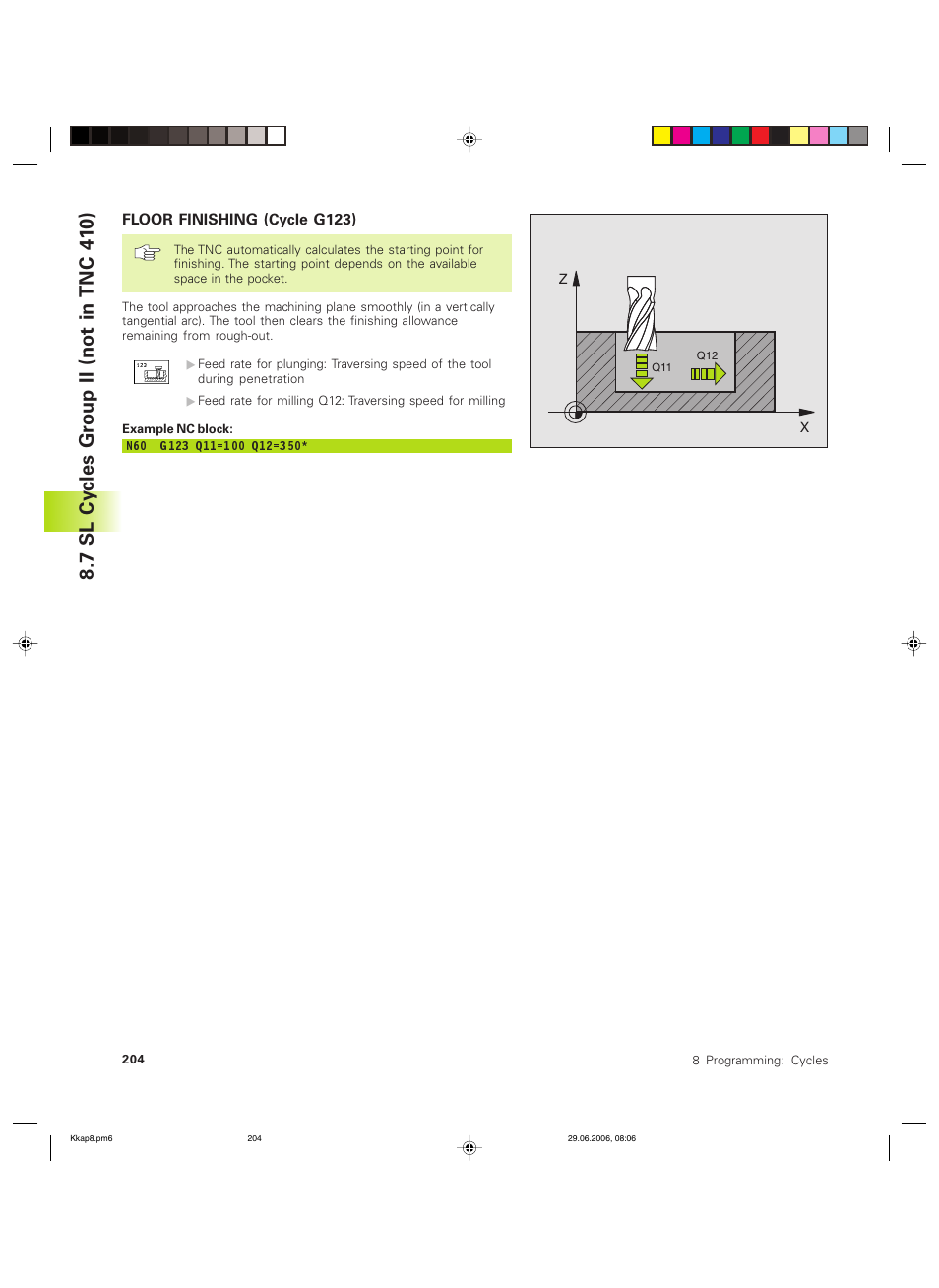 7 sl cy cles gr oup ii (not in tnc 41 0) | HEIDENHAIN TNC 426B (280 472) ISO programming User Manual | Page 220 / 389