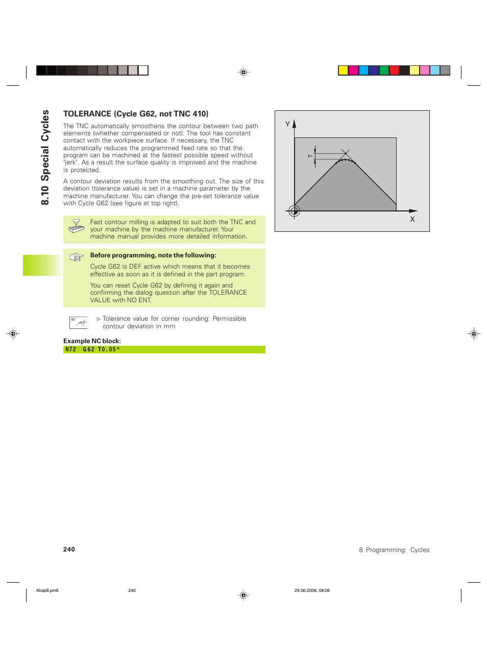 1 0 special cy cles | HEIDENHAIN TNC 426B (280 472) ISO programming User Manual | Page 256 / 389