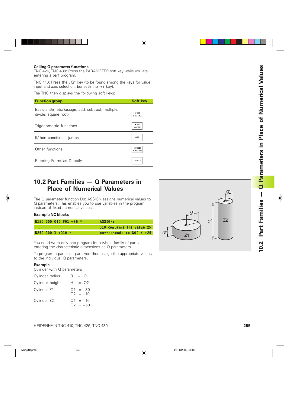 HEIDENHAIN TNC 426B (280 472) ISO programming User Manual | Page 270 / 389