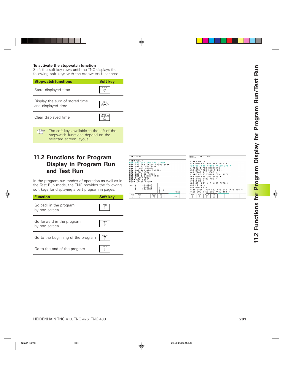 HEIDENHAIN TNC 426B (280 472) ISO programming User Manual | Page 296 / 389