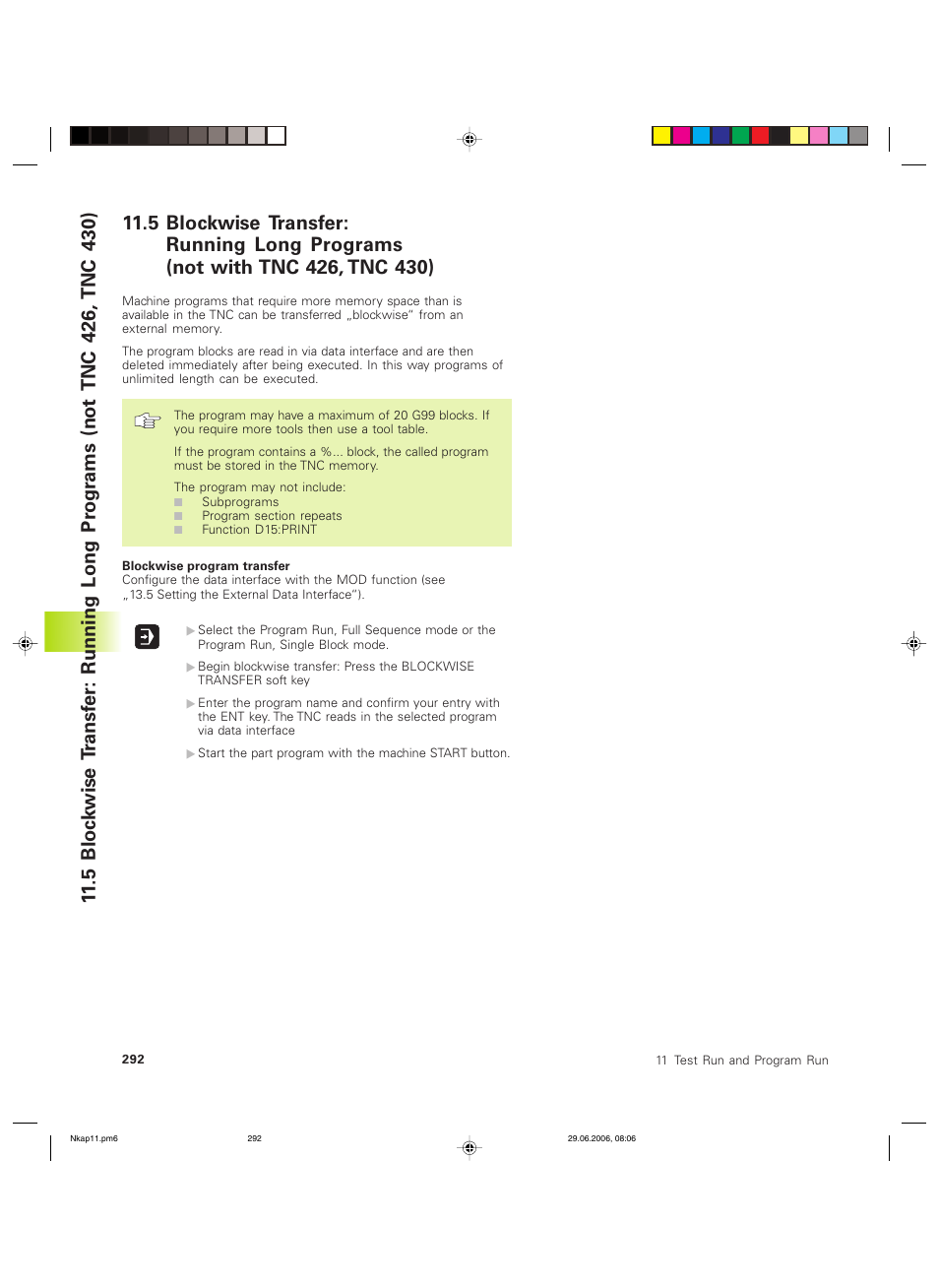 HEIDENHAIN TNC 426B (280 472) ISO programming User Manual | Page 307 / 389