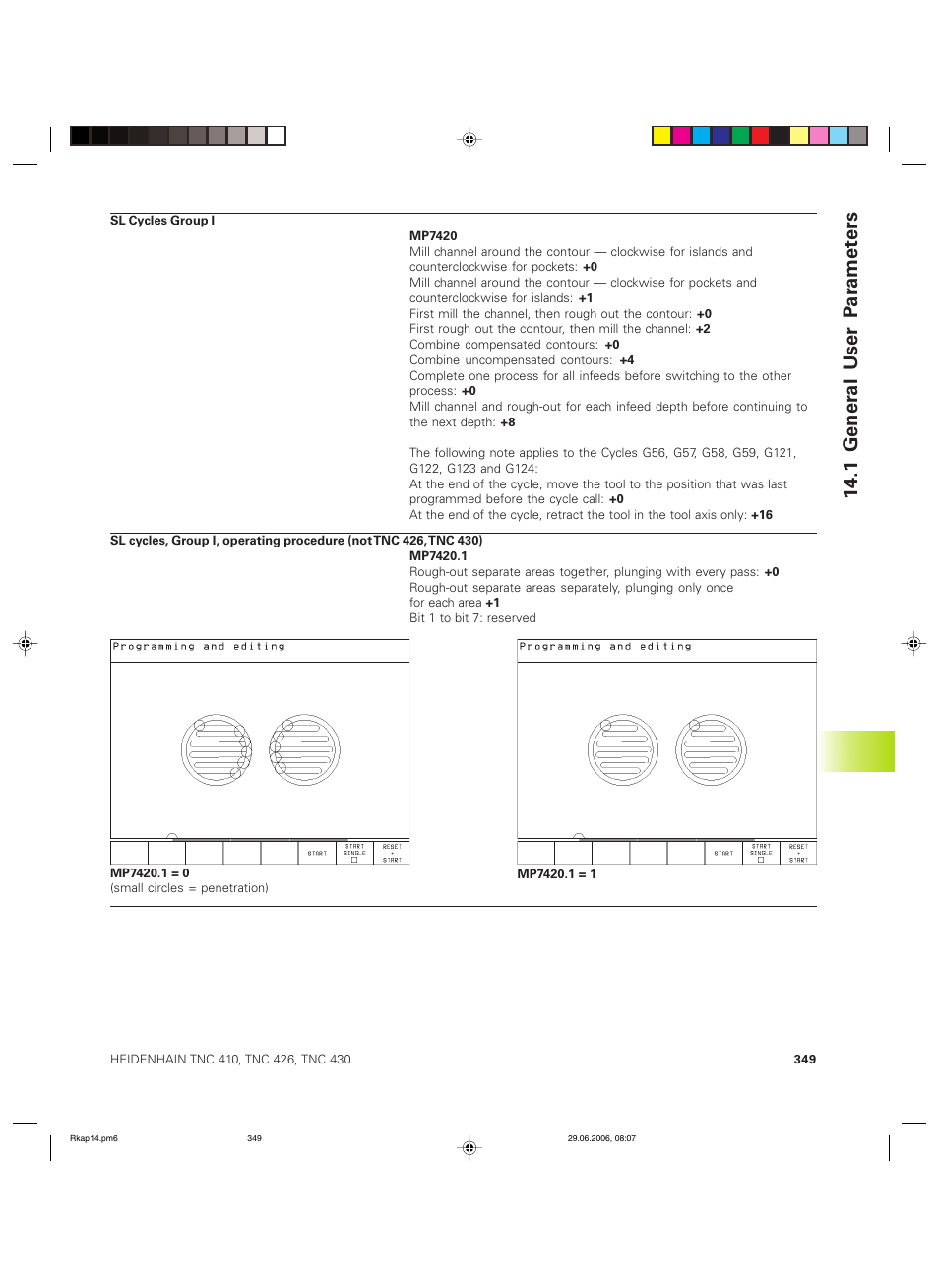 1 gener al user p ar amet ers | HEIDENHAIN TNC 426B (280 472) ISO programming User Manual | Page 364 / 389