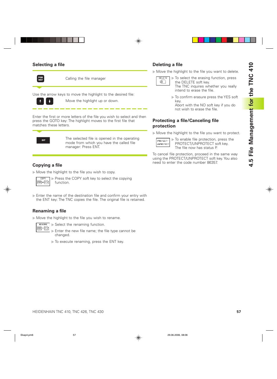 HEIDENHAIN TNC 426B (280 472) ISO programming User Manual | Page 73 / 389