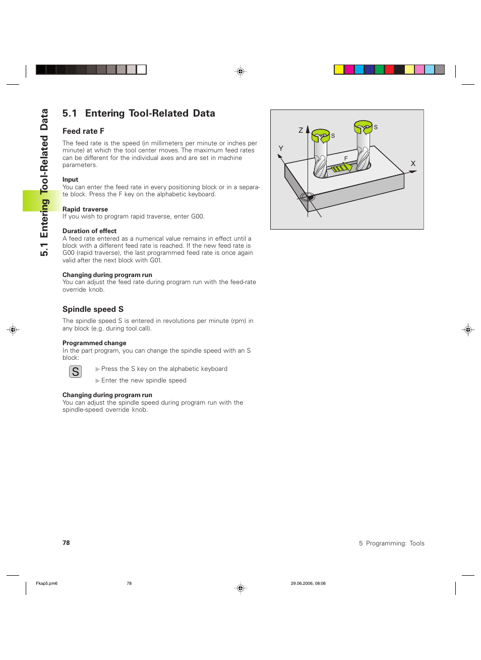 1 entering tool-related data, 1 ent er ing t ool-relat ed d ata | HEIDENHAIN TNC 426B (280 472) ISO programming User Manual | Page 94 / 389
