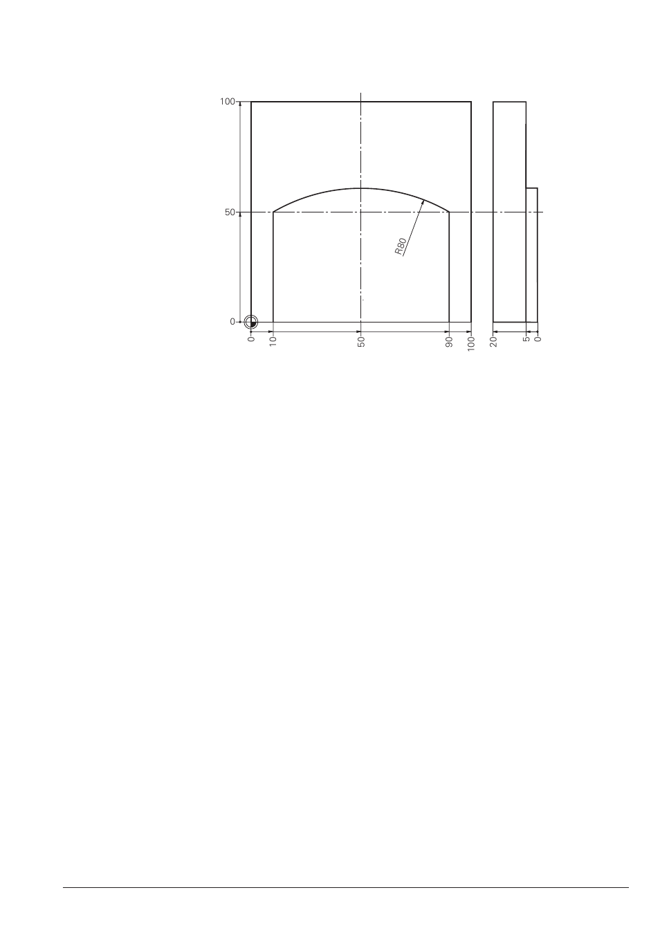 Solution, Circular arc with cr complete program | HEIDENHAIN TNC 426B (280 472) Training ISO programming User Manual | Page 17 / 59