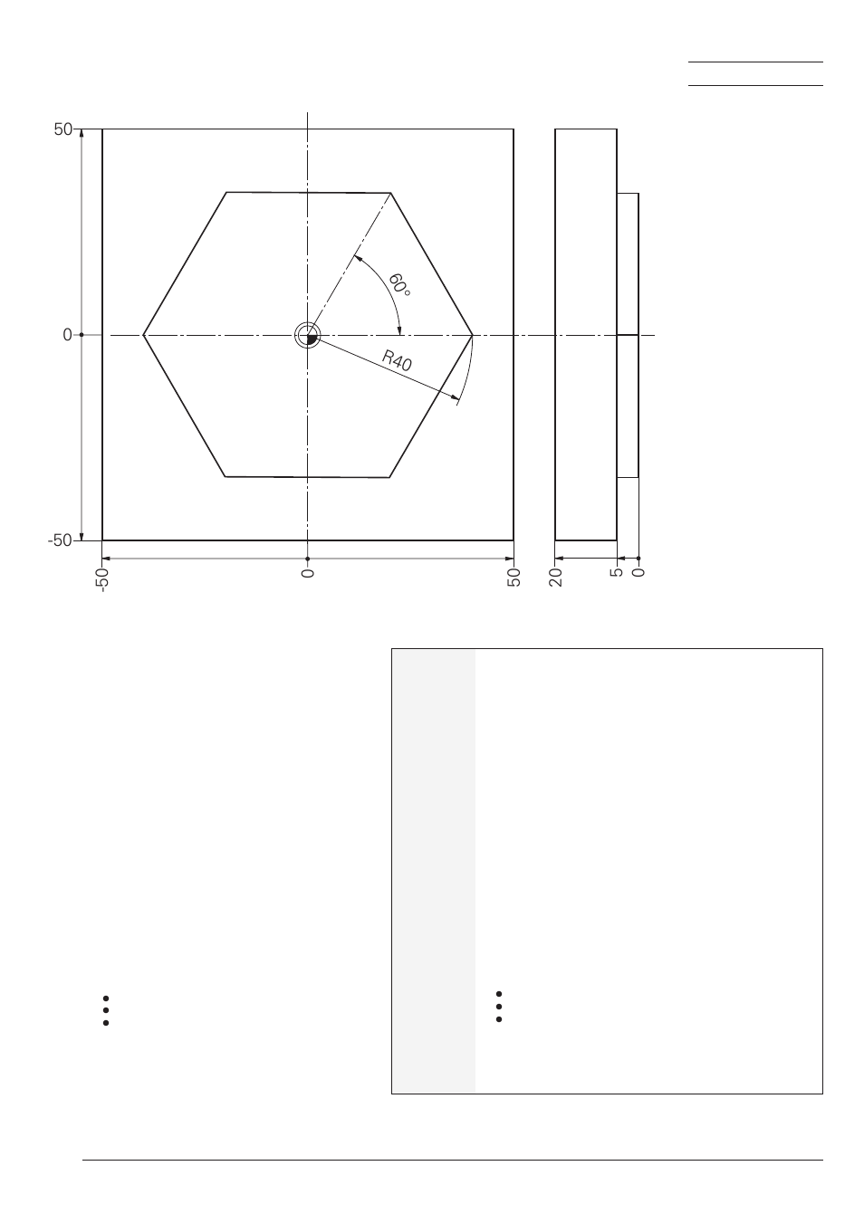 Hexagon (polar) | HEIDENHAIN TNC 426B (280 472) Training ISO programming User Manual | Page 20 / 59