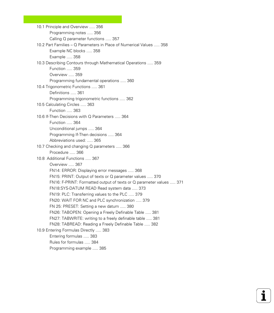 HEIDENHAIN TNC 426 (280 476) User Manual | Page 22 / 504