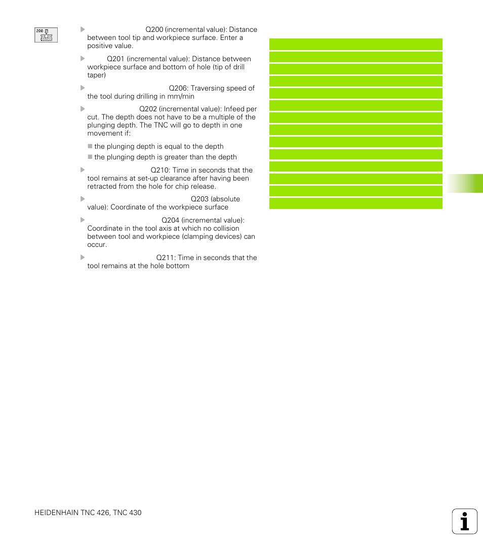 HEIDENHAIN TNC 426 (280 476) User Manual | Page 240 / 504