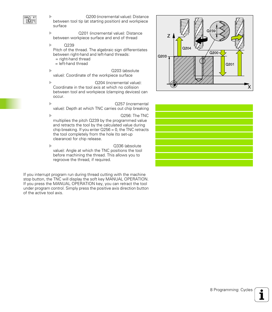 HEIDENHAIN TNC 426 (280 476) User Manual | Page 261 / 504