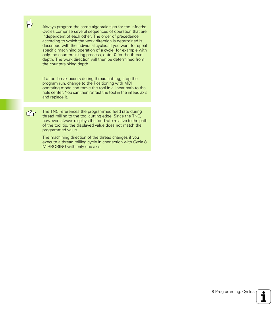 HEIDENHAIN TNC 426 (280 476) User Manual | Page 263 / 504