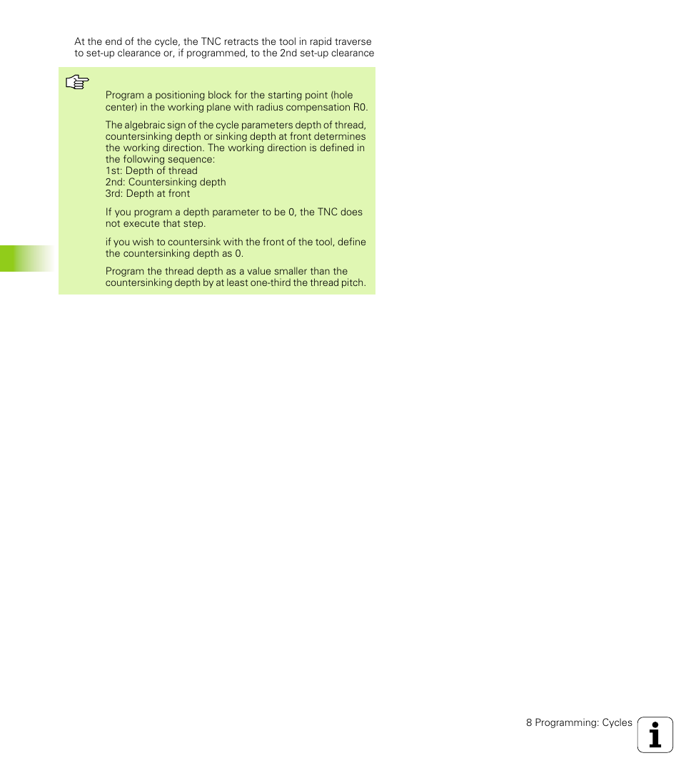 HEIDENHAIN TNC 426 (280 476) User Manual | Page 267 / 504