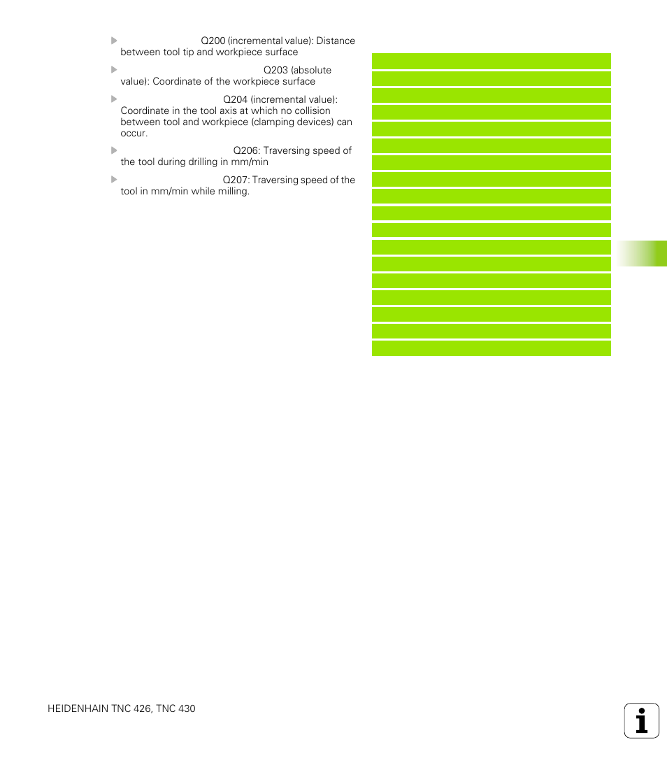 HEIDENHAIN TNC 426 (280 476) User Manual | Page 272 / 504