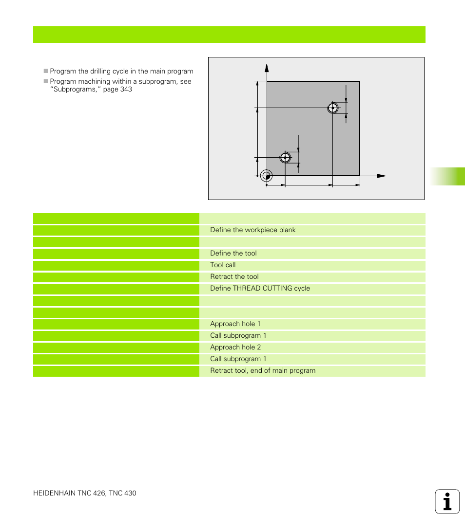 HEIDENHAIN TNC 426 (280 476) User Manual | Page 282 / 504