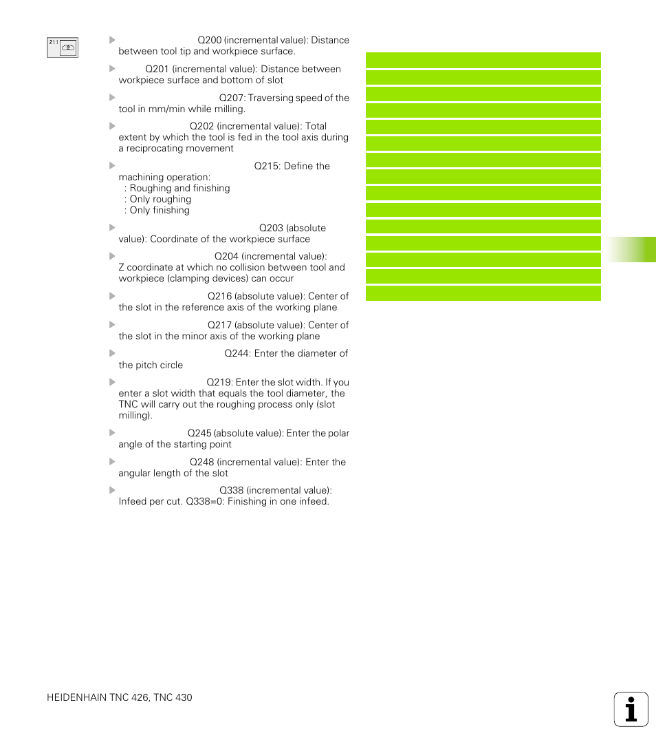 HEIDENHAIN TNC 426 (280 476) User Manual | Page 302 / 504