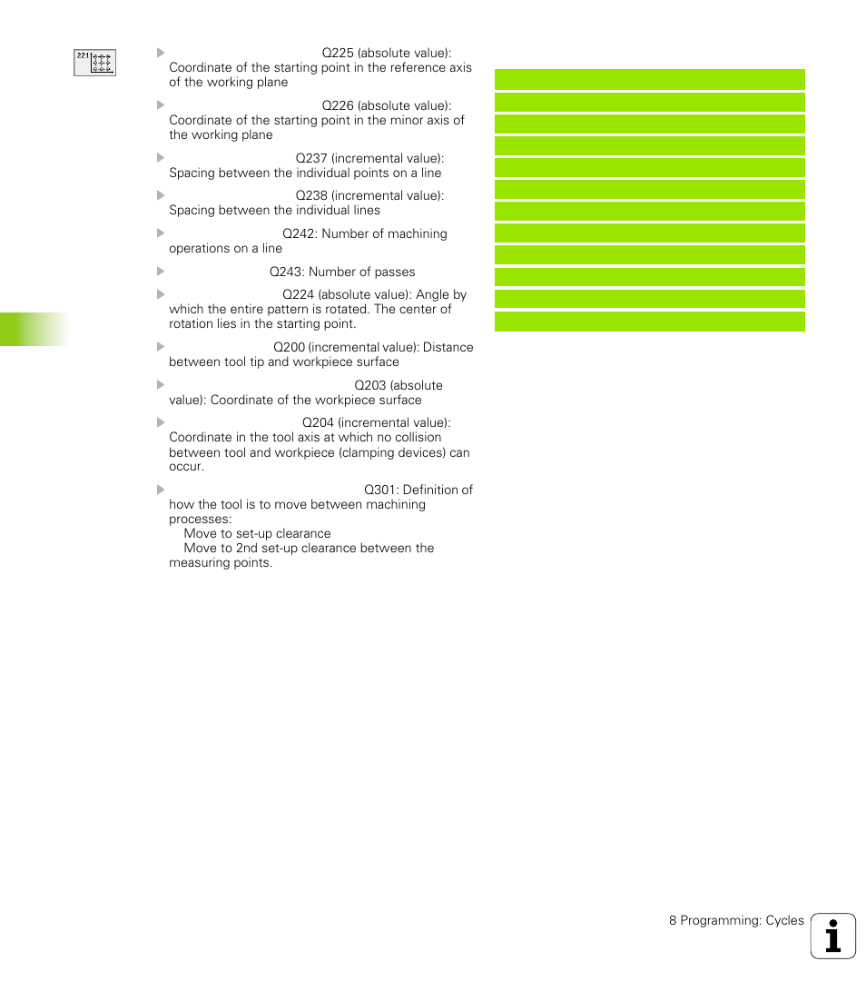 HEIDENHAIN TNC 426 (280 476) User Manual | Page 309 / 504