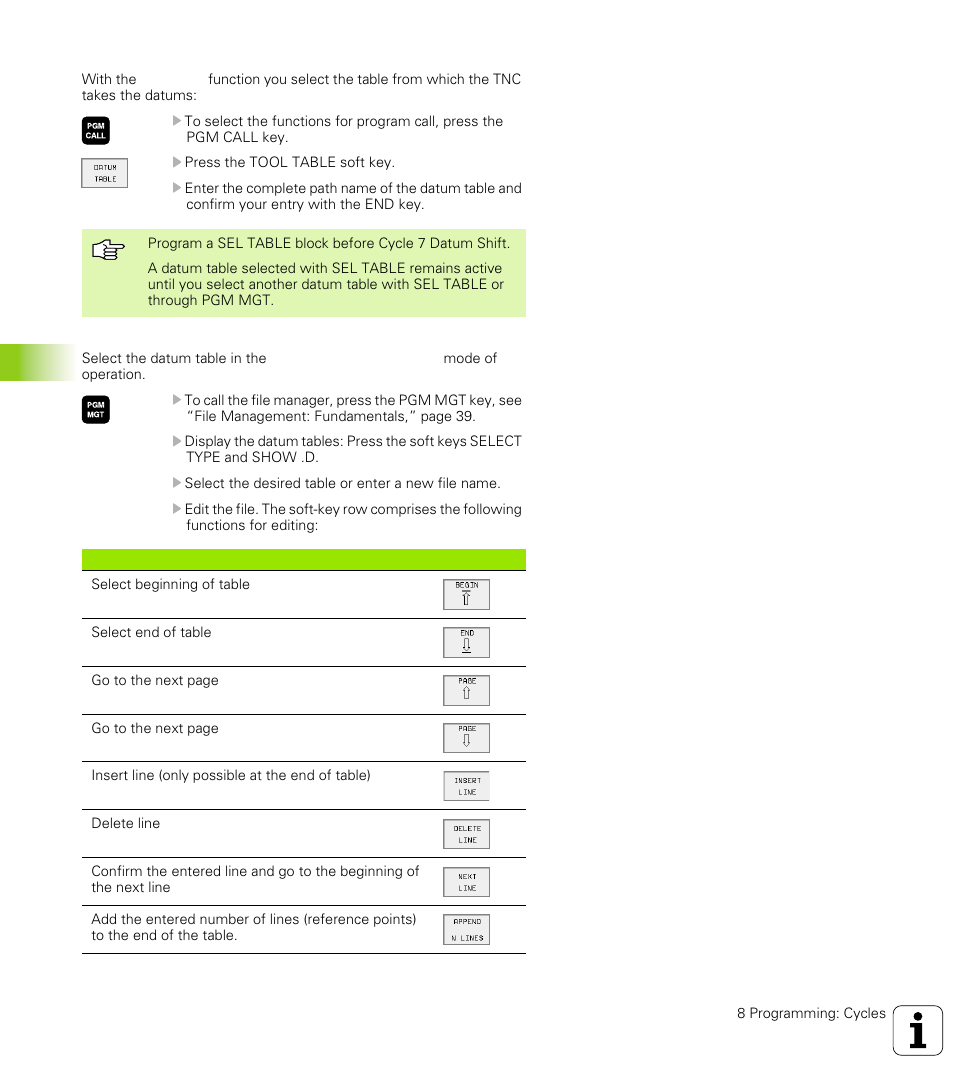 8 coor di na te t ra n s for m ati on cy cle s | HEIDENHAIN TNC 426 (280 476) User Manual | Page 349 / 504