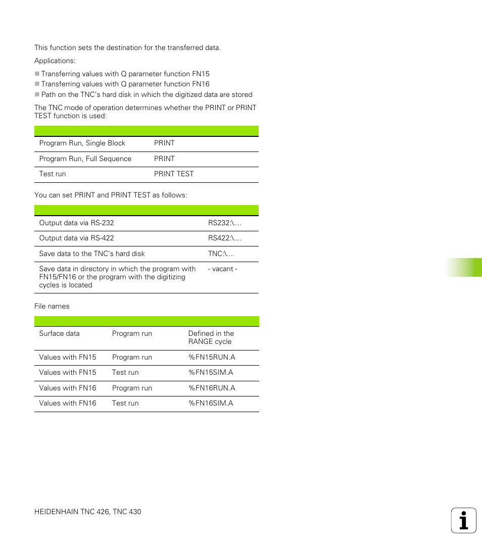 Assign, 4 set ting the d a ta int e rf aces | HEIDENHAIN TNC 426 (280 476) User Manual | Page 450 / 504
