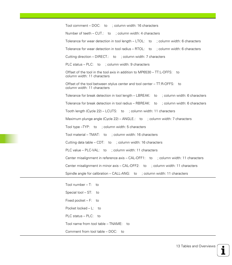 1 gener a l user p a ra met e rs | HEIDENHAIN TNC 426 (280 476) User Manual | Page 483 / 504