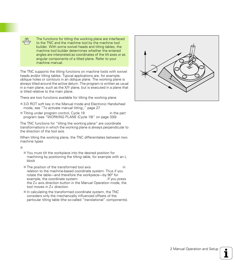 5 tilting the working plane, Application, function | HEIDENHAIN TNC 426 (280 476) User Manual | Page 51 / 504