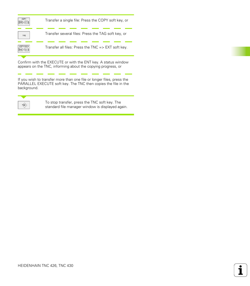 3 standar d file manag e ment | HEIDENHAIN TNC 426 (280 476) User Manual | Page 72 / 504
