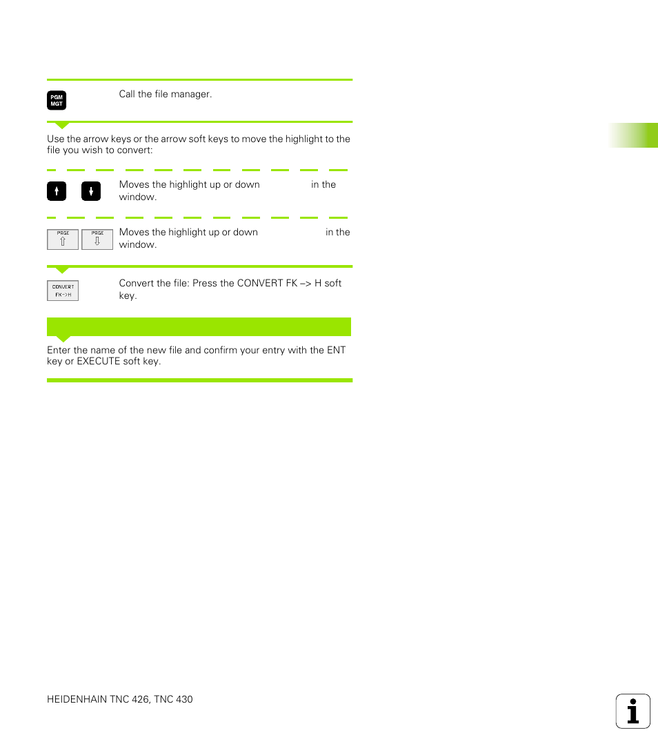 3 standar d file manag e ment | HEIDENHAIN TNC 426 (280 476) User Manual | Page 74 / 504
